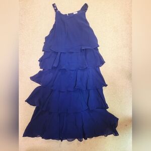 Cocktail Party Purple Tiered Layered Dress